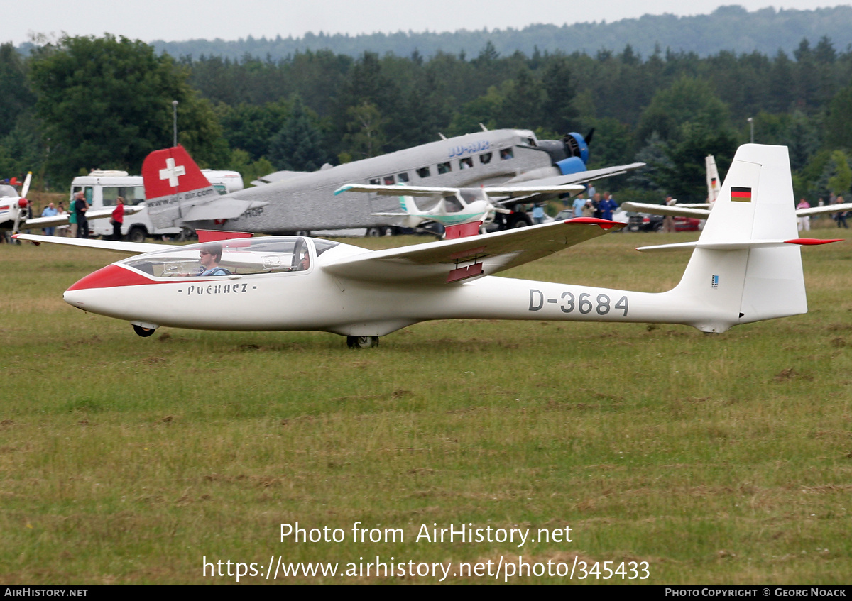 Aircraft Photo of D-3684 | PZL-Bielsko SZD-50-3 Puchacz | AirHistory.net #345433