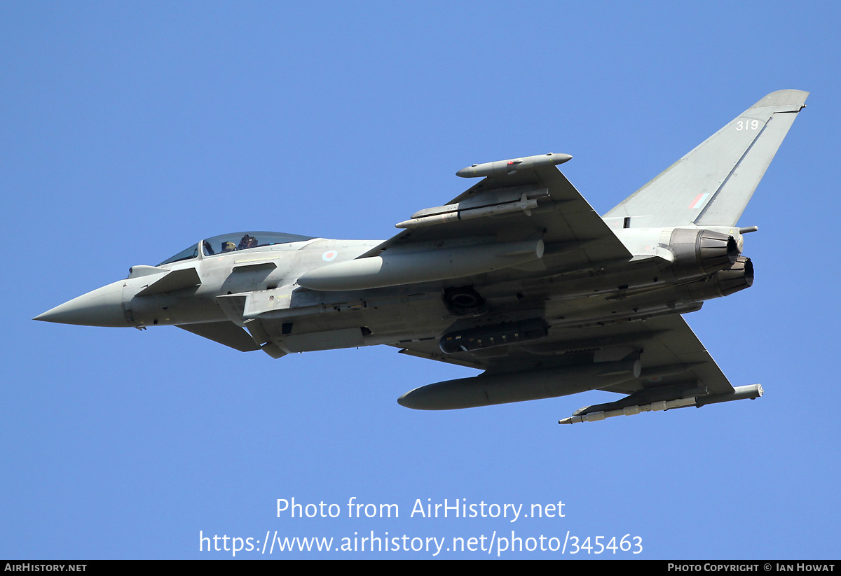 Aircraft Photo of ZK319 | Eurofighter EF-2000 Typhoon FGR4 | UK - Air Force | AirHistory.net #345463