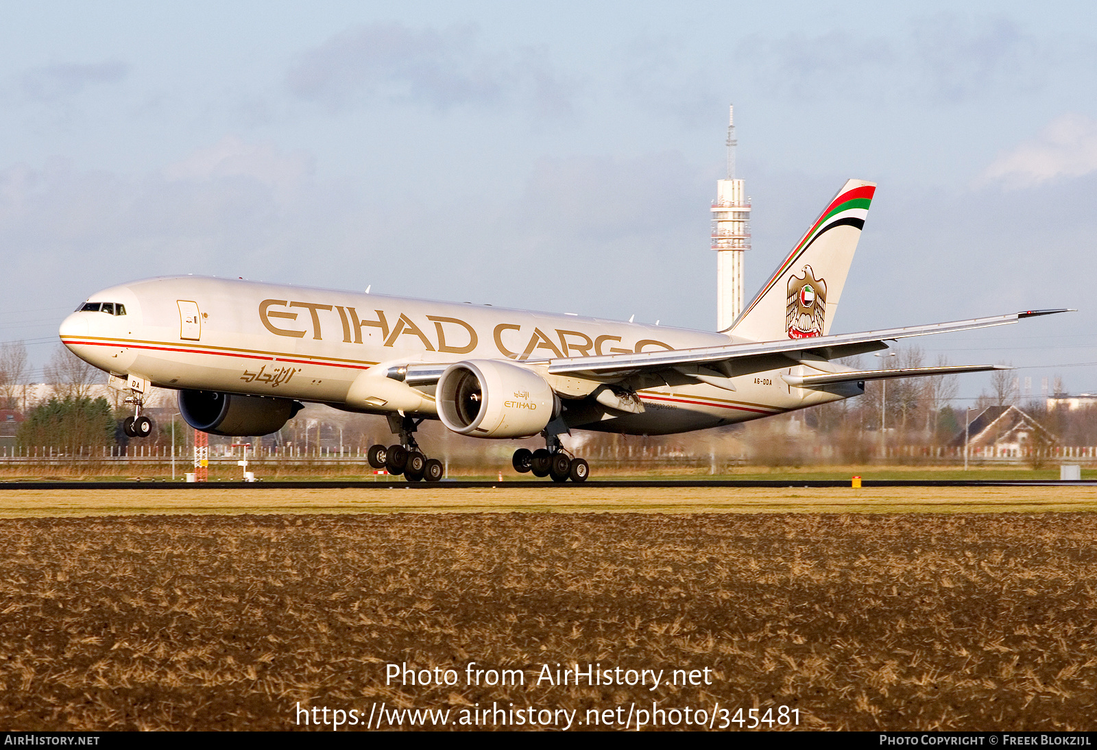 Aircraft Photo of A6-DDA | Boeing 777-FFX | Etihad Airways Cargo | AirHistory.net #345481