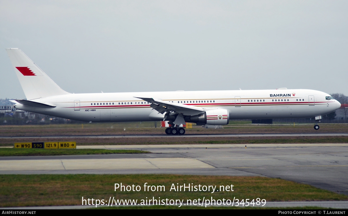 Aircraft Photo of A9C-HMH | Boeing 767-4FS/ER | Bahrain Royal Flight | AirHistory.net #345489