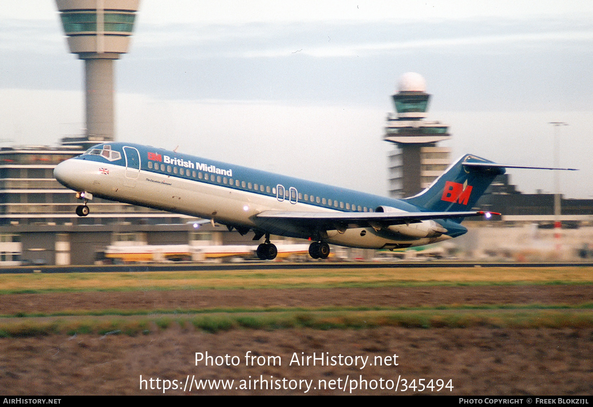 Aircraft Photo of G-PKBE | McDonnell Douglas DC-9-32 | British Midland Airways - BMA | AirHistory.net #345494