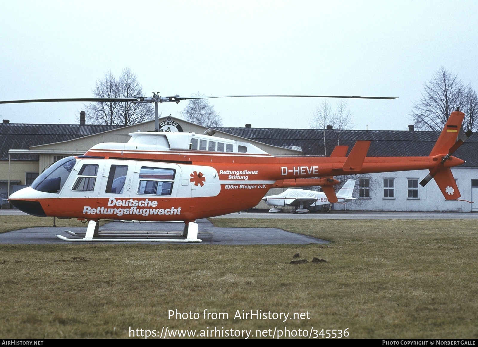 Aircraft Photo of D-HEVE | Bell 206L-1 LongRanger II | Deutsche Rettungsflugwacht - German Air Rescue | AirHistory.net #345536