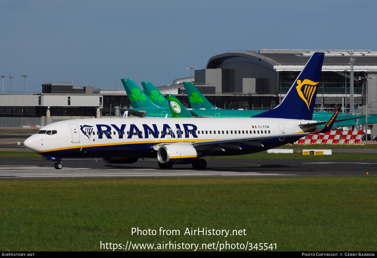 Aircraft Photo of EI-FOW | Boeing 737-8AS | Ryanair | AirHistory.net #345541