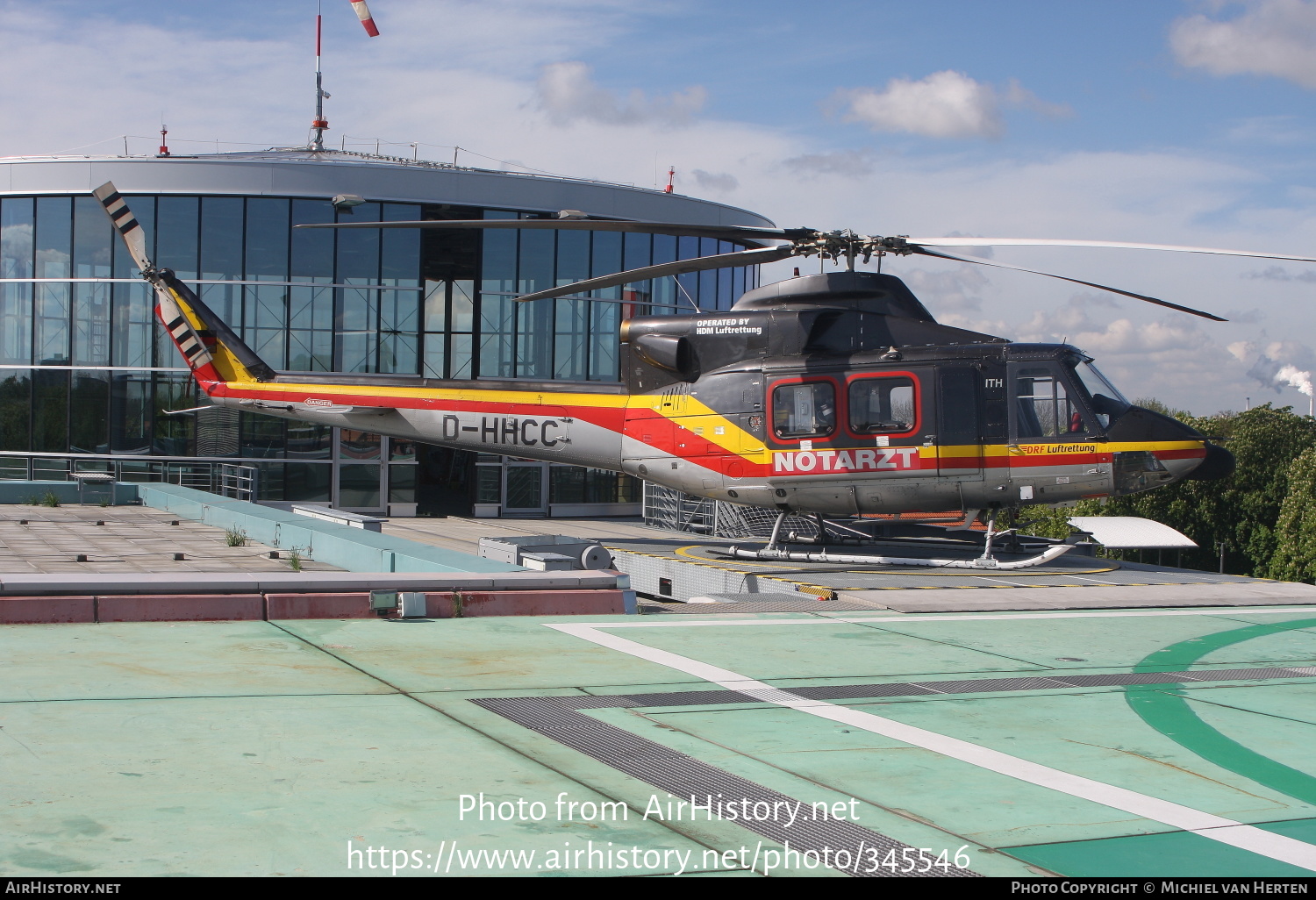 Aircraft Photo of D-HHCC | Bell 412HP | HDM Luftrettung | AirHistory.net #345546