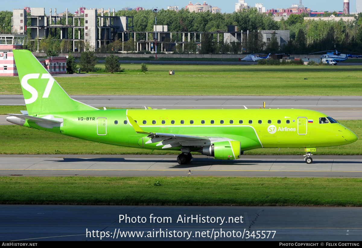 Aircraft Photo of VQ-BYR | Embraer 170SU (ERJ-170-100SU) | S7 Airlines | AirHistory.net #345577