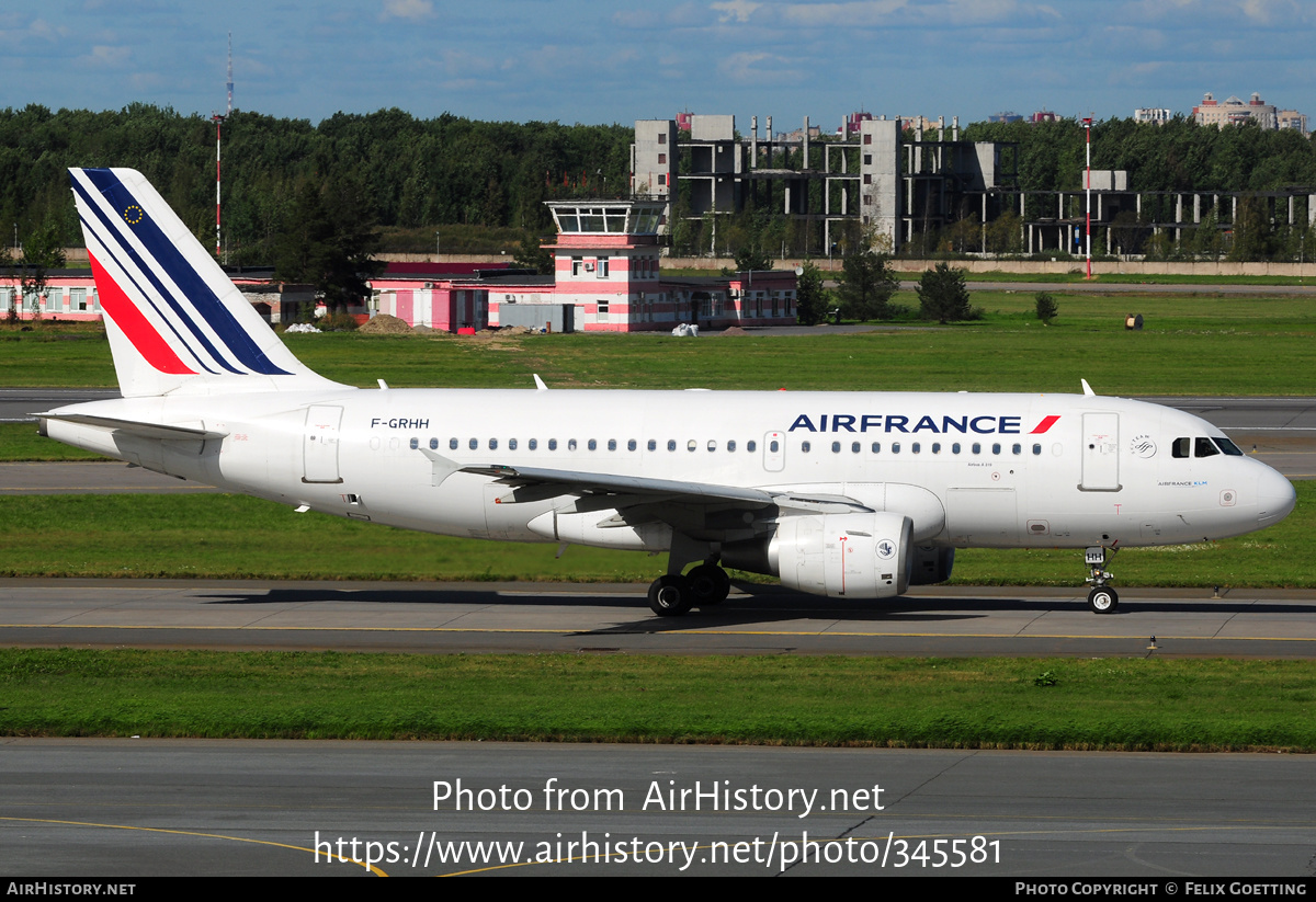 Aircraft Photo of F-GRHH | Airbus A319-111 | Air France | AirHistory.net #345581