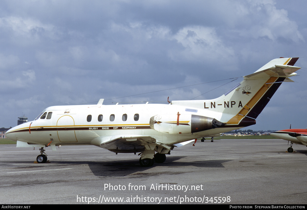 Aircraft Photo of LN-NPA | Hawker Siddeley HS-125-3B | Busy Bee of Norway | AirHistory.net #345598