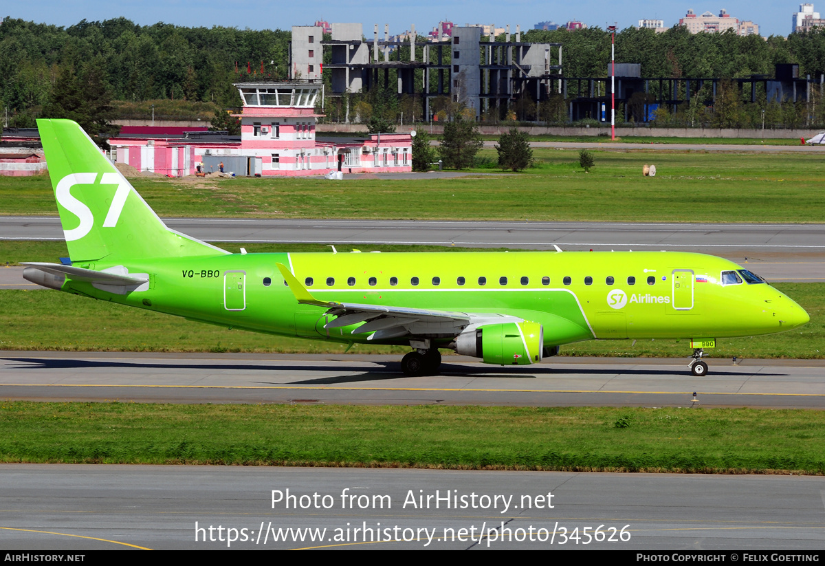 Aircraft Photo of VQ-BBO | Embraer 170SU (ERJ-170-100SU) | S7 Airlines | AirHistory.net #345626