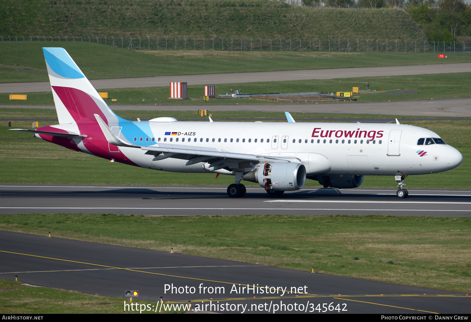 Aircraft Photo of D-AIZS | Airbus A320-214 | Eurowings | AirHistory.net #345642