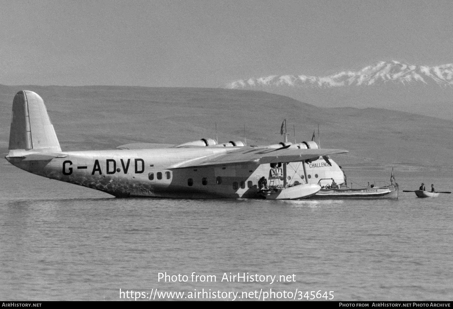 Aircraft Photo of G-ADVD | Short S-23 Empire | Imperial Airways | AirHistory.net #345645