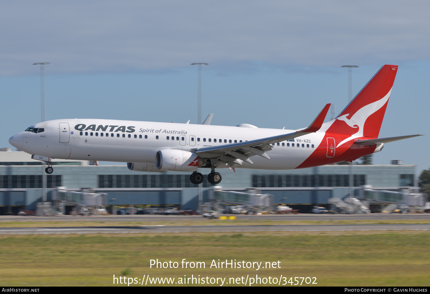 Aircraft Photo of VH-XZC | Boeing 737-838 | Qantas | AirHistory.net #345702