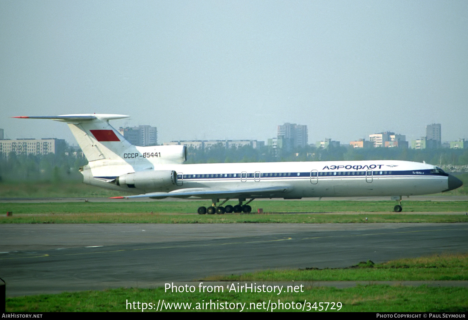 Aircraft Photo of CCCP-85441 | Tupolev Tu-154B-2 | Aeroflot | AirHistory.net #345729