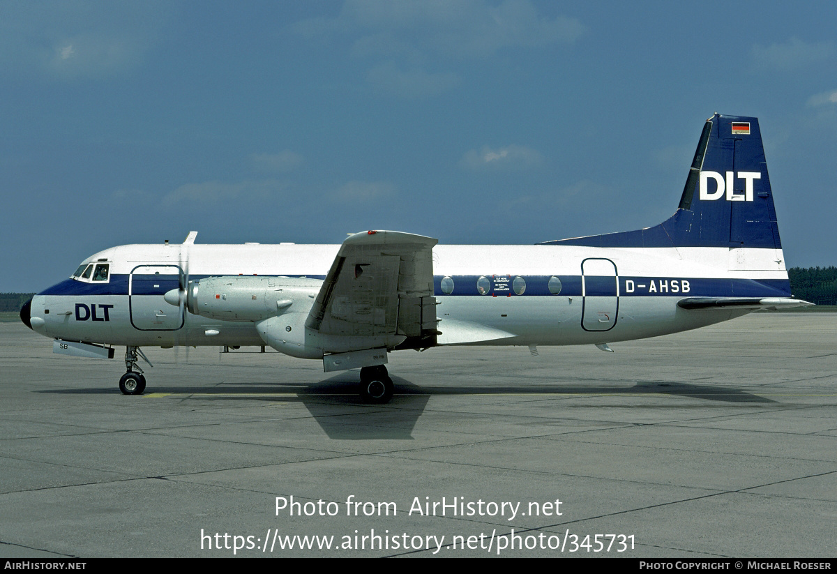 Aircraft Photo of D-AHSB | British Aerospace BAe-748 Srs2B/378 | DLT - Deutsche Luftverkehrsgesellschaft | AirHistory.net #345731