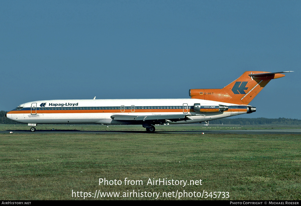 Aircraft Photo of D-AHLT | Boeing 727-2K5/Adv | Hapag-Lloyd | AirHistory.net #345733