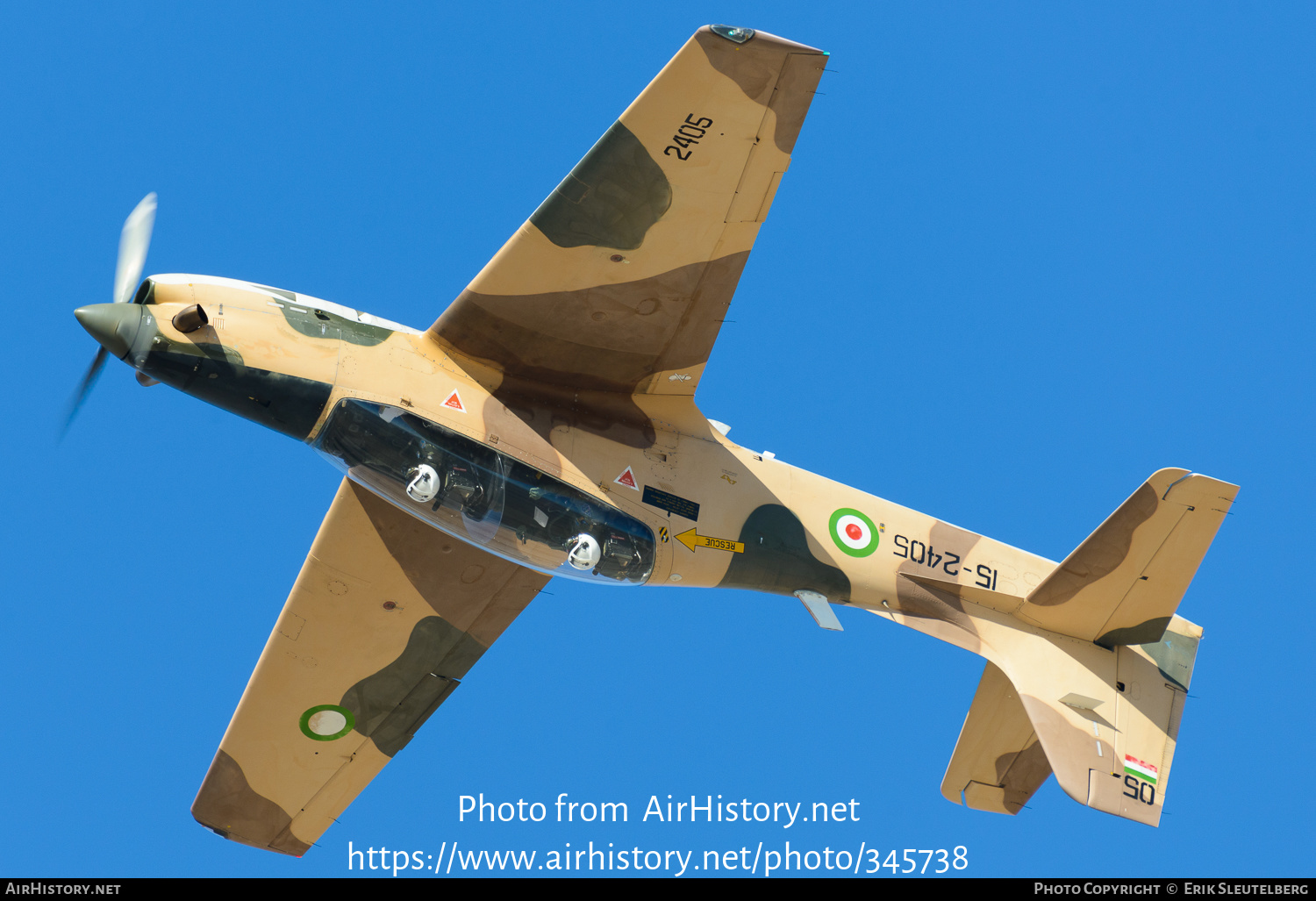 Aircraft Photo of 15-2405 | Embraer EMB-312 Tucano | Iran - Revolutionary Guard Air Force | AirHistory.net #345738