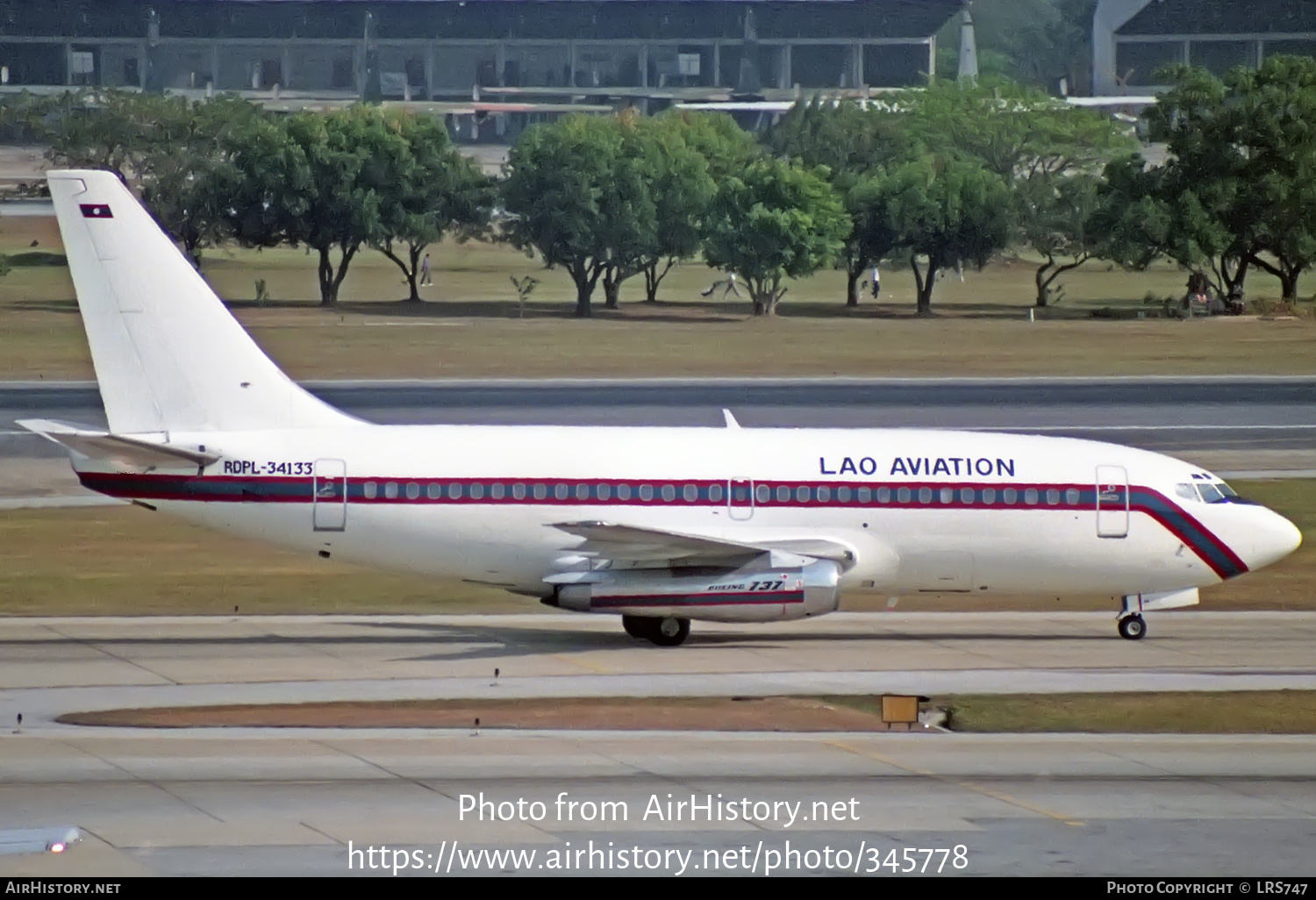 Aircraft Photo of RDPL-34133 | Boeing 737-2P5/Adv | Lao Aviation | AirHistory.net #345778