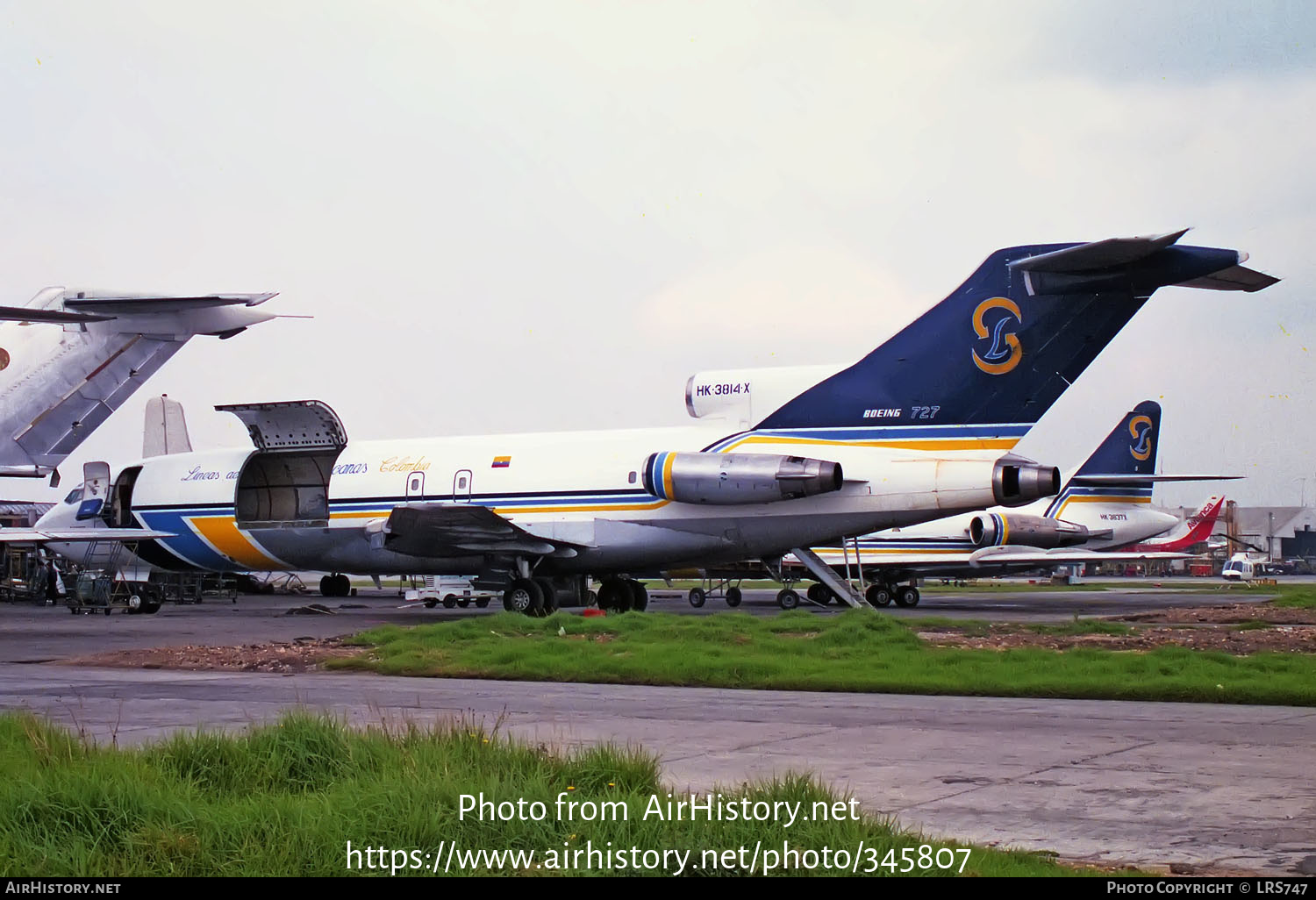 Aircraft Photo of HK-3814X | Boeing 727-25(F) | Líneas Aéreas Suramericanas - LAS | AirHistory.net #345807