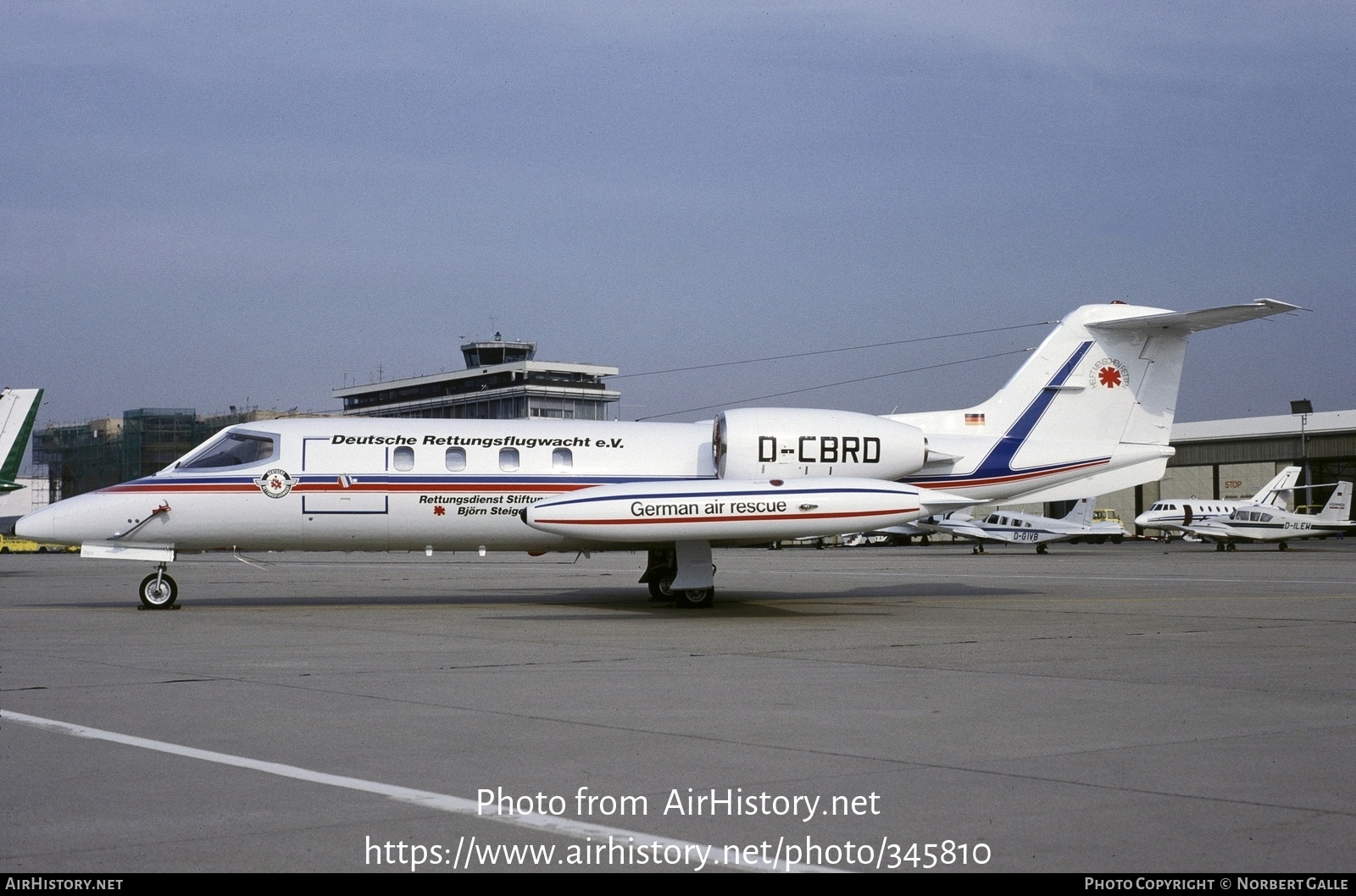 Aircraft Photo of D-CBRD | Gates Learjet 36 | Deutsche Rettungsflugwacht - German Air Rescue | AirHistory.net #345810