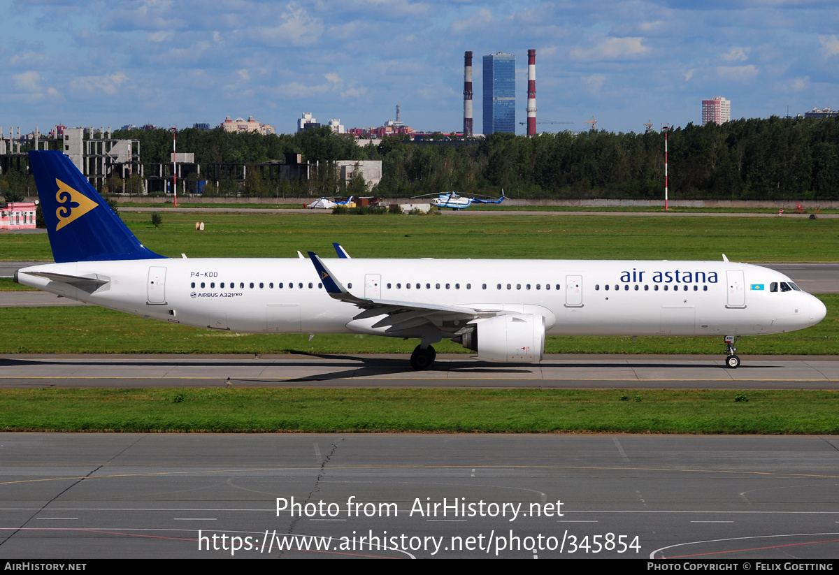 Aircraft Photo of P4-KDD | Airbus A321-271N | Air Astana | AirHistory.net #345854