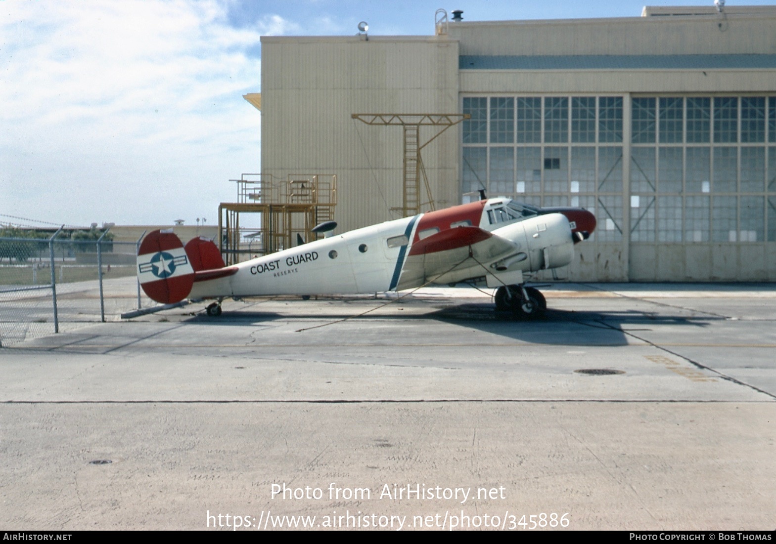 Aircraft Photo of 44605 / 4605 | Beech C-45F Expeditor | USA - Coast Guard | AirHistory.net #345886