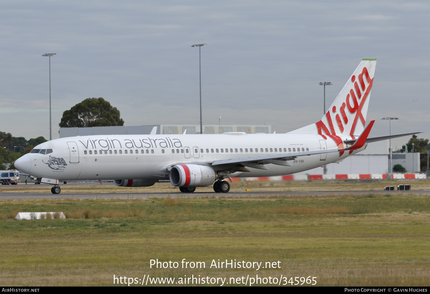 Aircraft Photo of VH-YIH | Boeing 737-8FE | Virgin Australia Airlines | AirHistory.net #345965