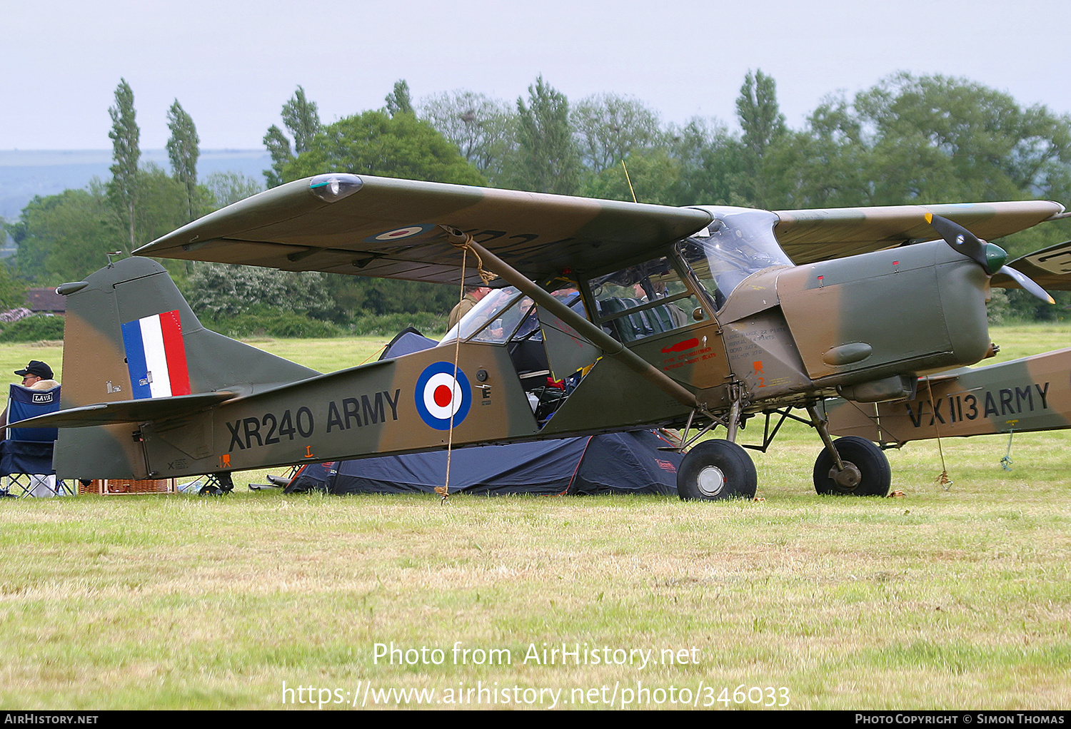 Aircraft Photo of G-BDFH / XR240 | Auster Auster AOP9 | UK - Army | AirHistory.net #346033