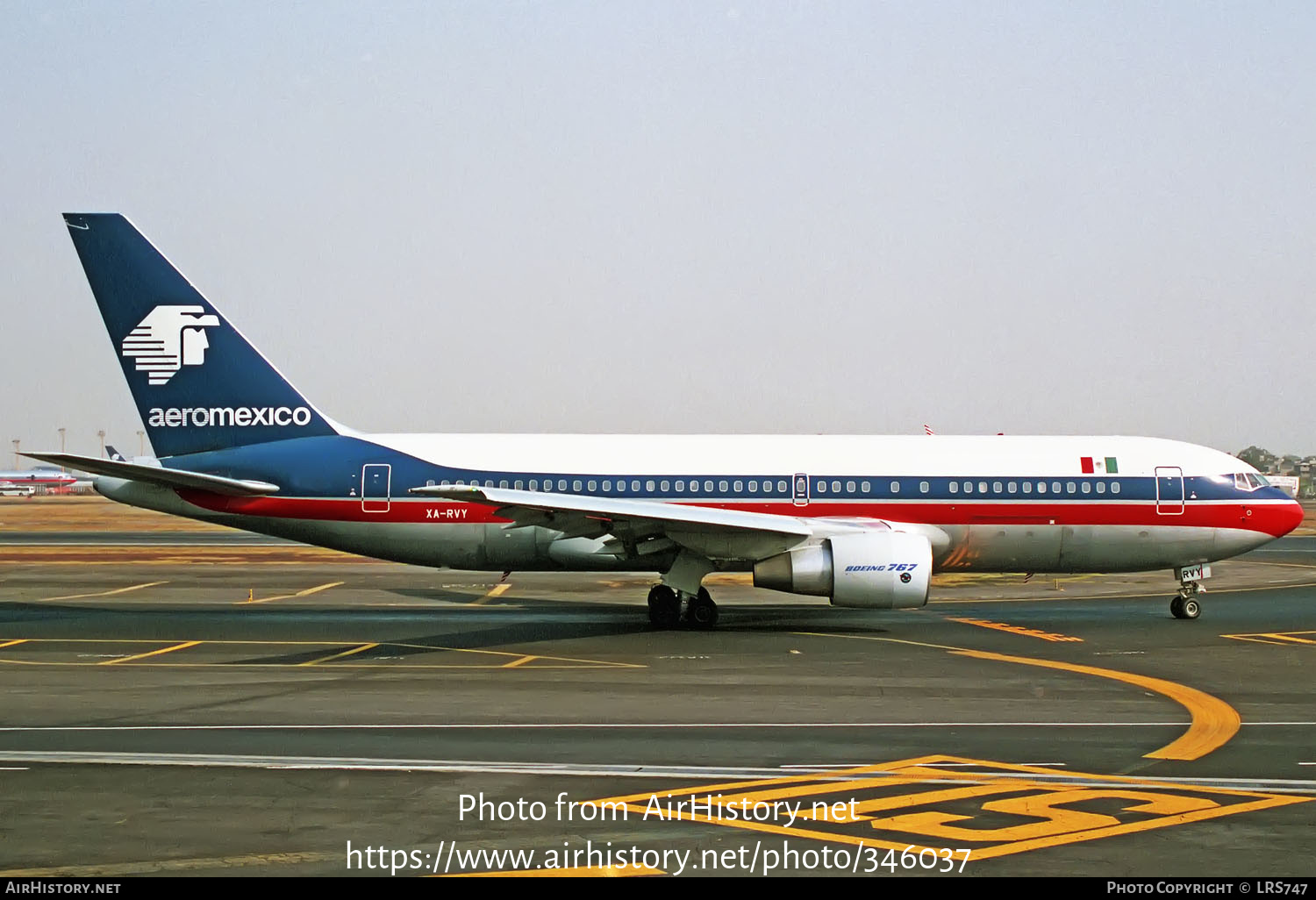 Aircraft Photo of XA-RVY | Boeing 767-284/ER | AeroMéxico | AirHistory.net #346037