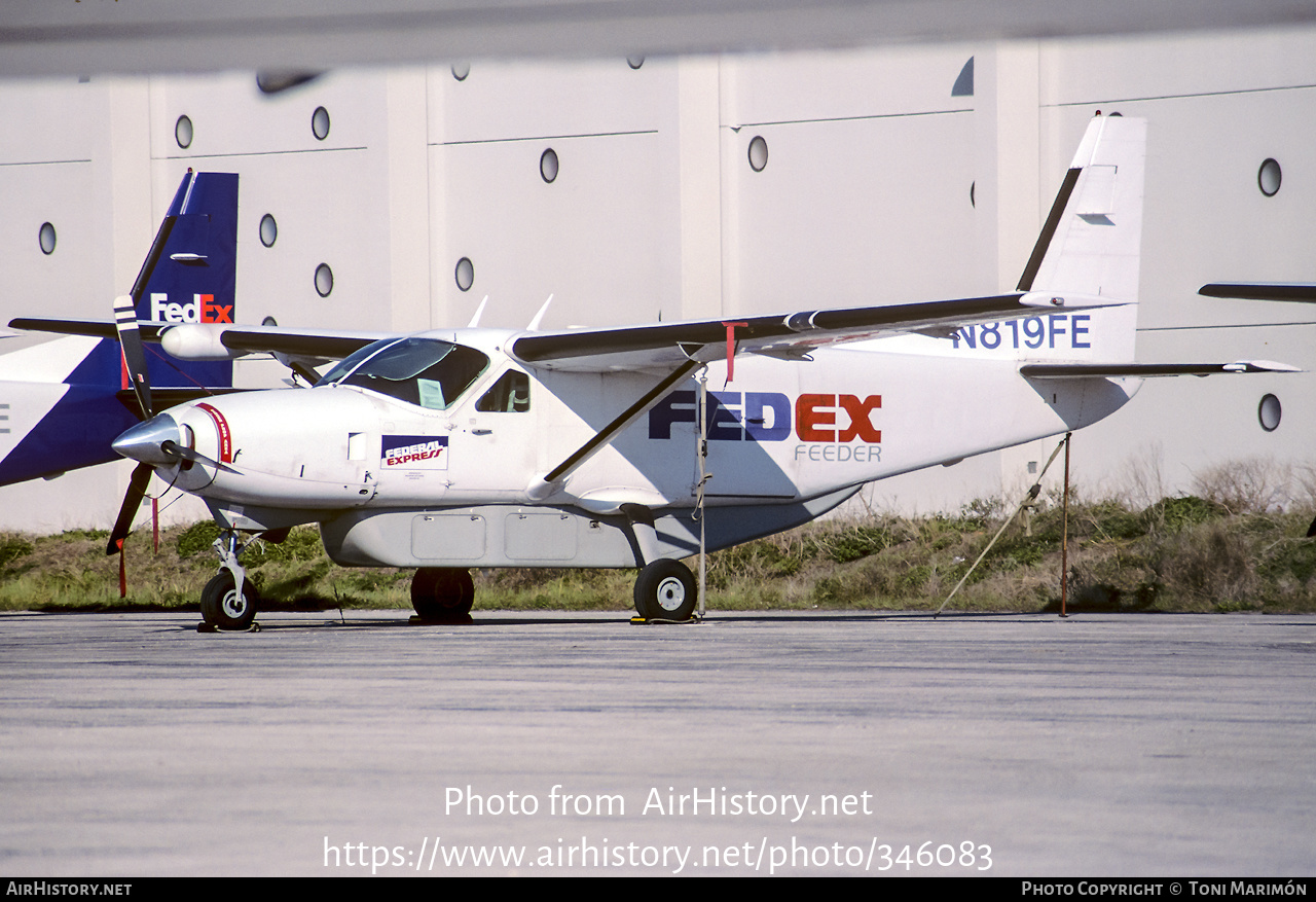 Aircraft Photo of N819FE | Cessna 208A Cargomaster | FedEx Feeder | AirHistory.net #346083