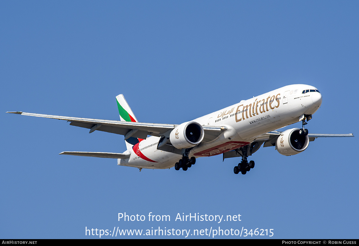 Aircraft Photo of A6-ENJ | Boeing 777-31H/ER | Emirates | AirHistory.net #346215