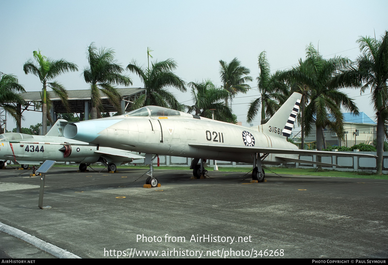 Aircraft Photo of 0211 | North American F-100A Super Sabre | Taiwan - Air Force | AirHistory.net #346268