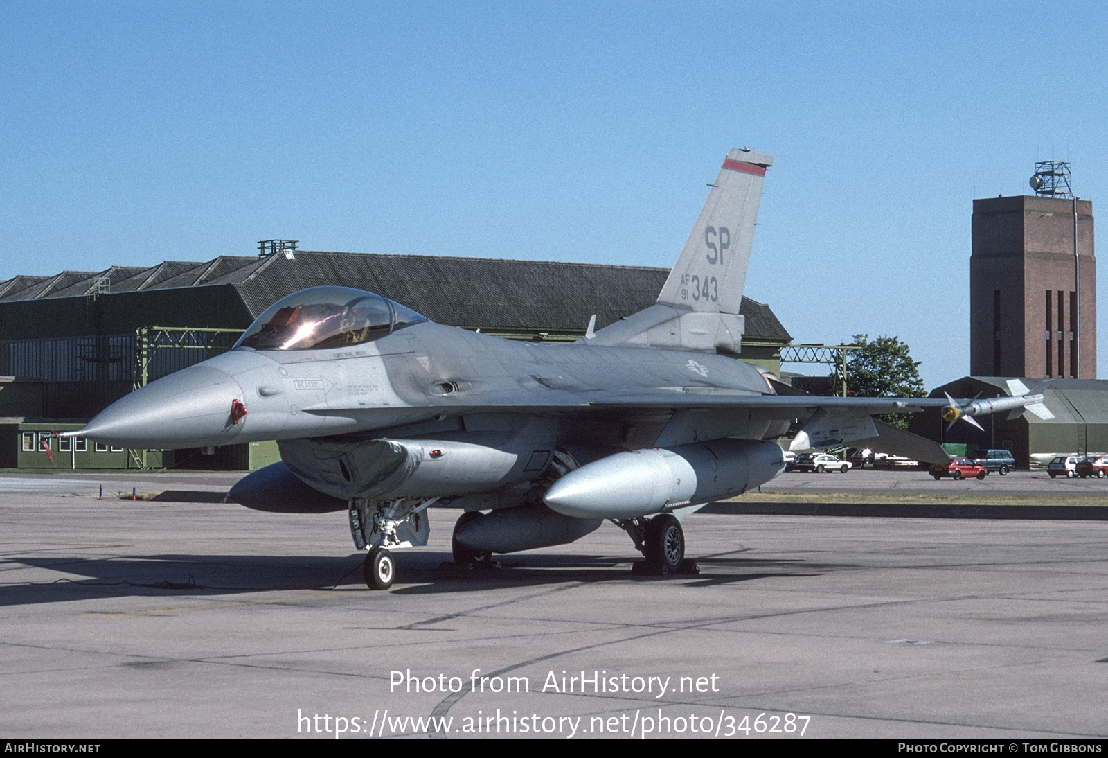 Aircraft Photo of 91-0343 / AF91-343 | General Dynamics F-16C Fighting Falcon | USA - Air Force | AirHistory.net #346287