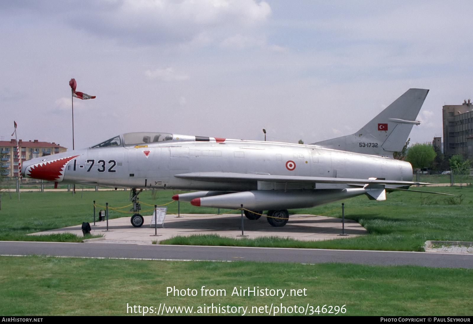 Aircraft Photo of 53-1732 | North American F-100C Super Sabre | Turkey - Air Force | AirHistory.net #346296