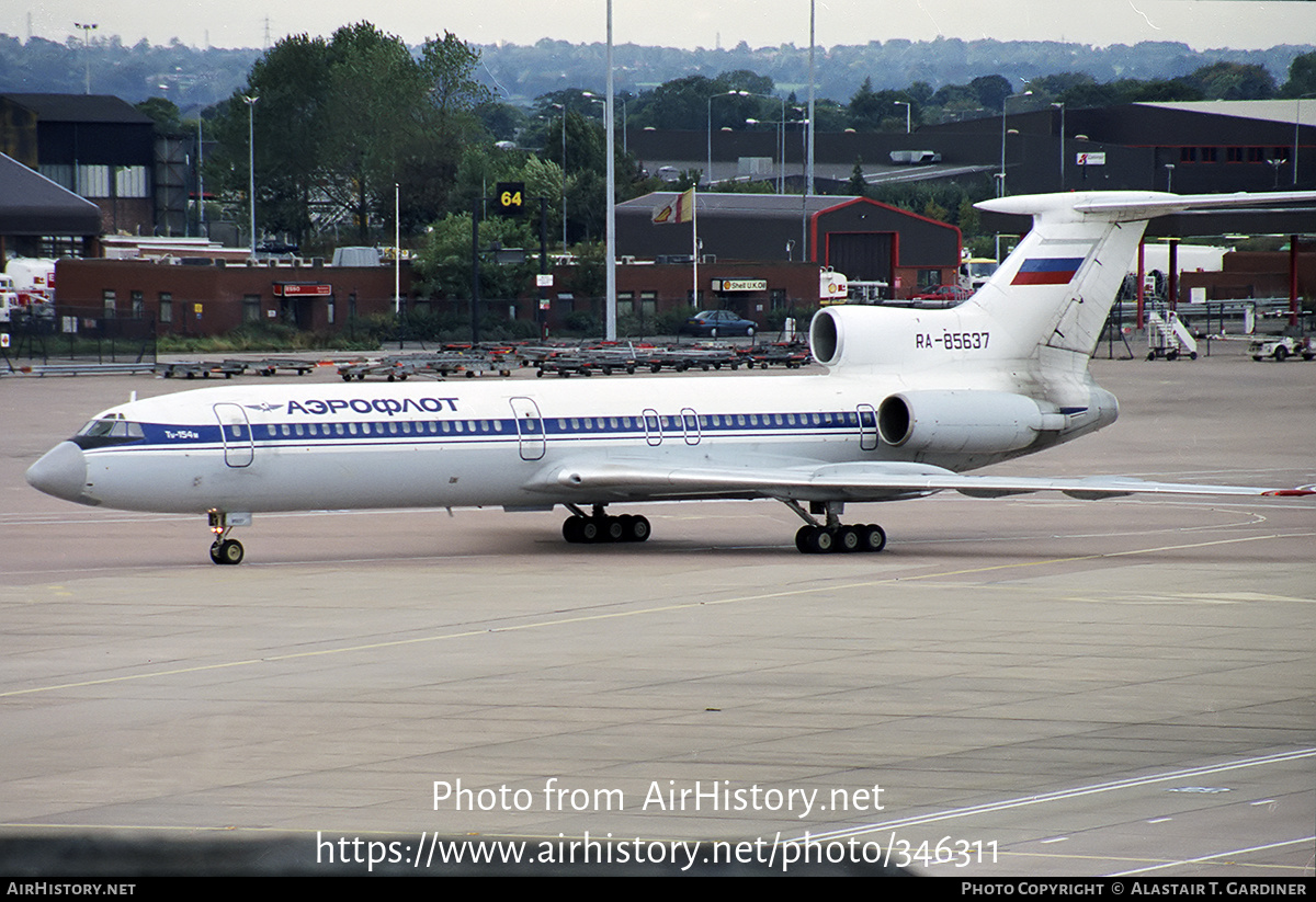 Aircraft Photo of RA-85637 | Tupolev Tu-154M | Aeroflot | AirHistory.net #346311