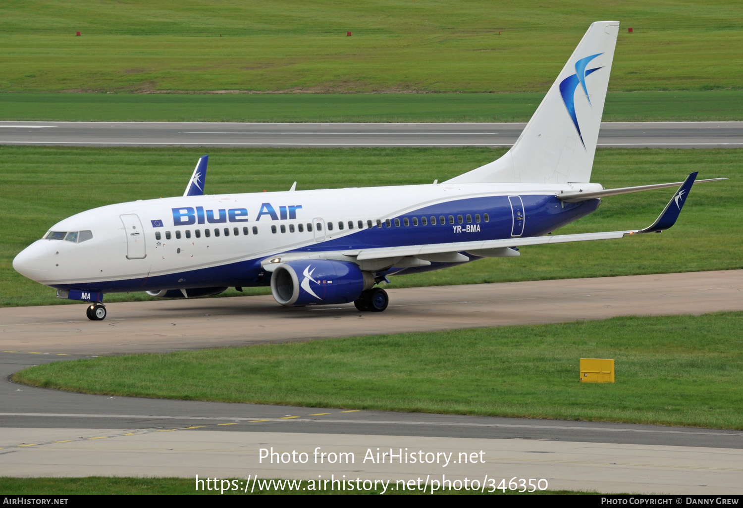 Aircraft Photo of YR-BMA | Boeing 737-79P | Blue Air | AirHistory.net #346350