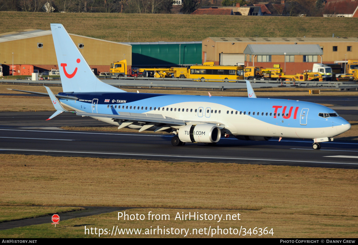 Aircraft Photo of G-TAWN | Boeing 737-8K5 | TUI | AirHistory.net #346364