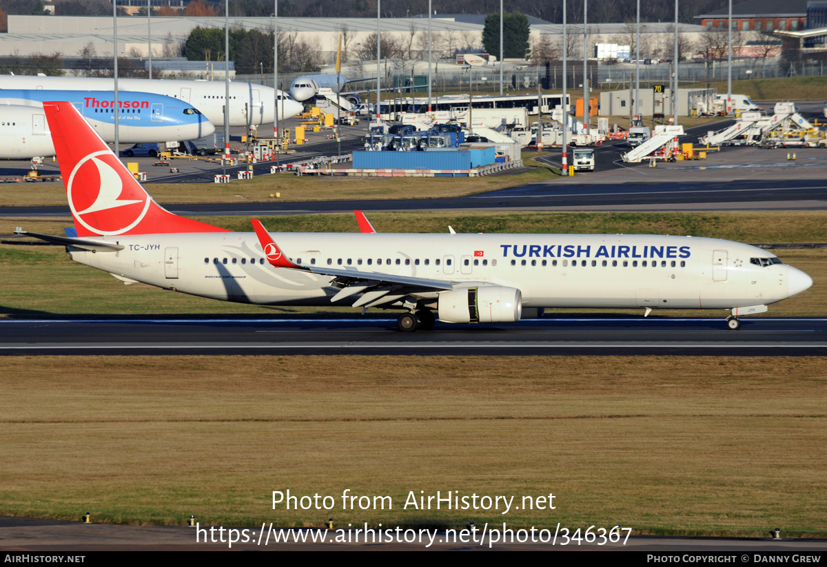 Aircraft Photo of TC-JYH | Boeing 737-9F2/ER | Turkish Airlines | AirHistory.net #346367