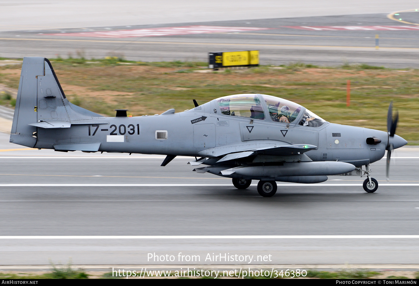 Aircraft Photo of 17-2031 | Embraer A-29B Super Tucano | Afghanistan - Air Force | AirHistory.net #346380