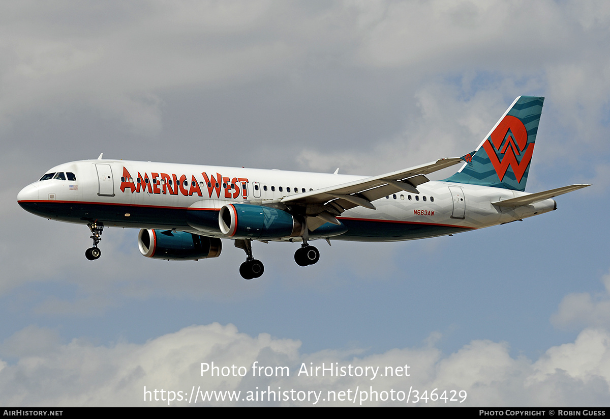 Aircraft Photo of N663AW | Airbus A320-232 | America West Airlines | AirHistory.net #346429