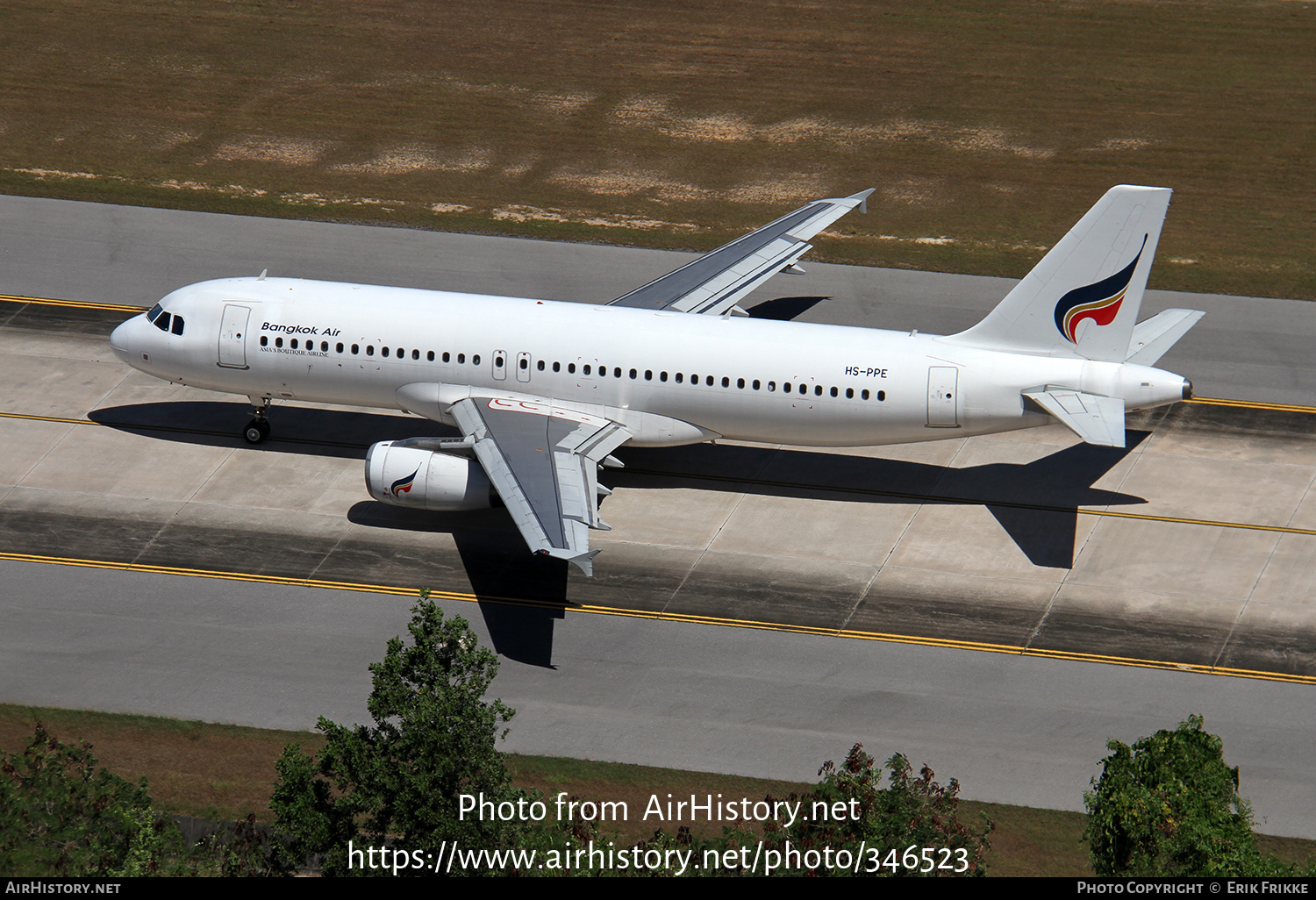 Aircraft Photo of HS-PPE | Airbus A320-232 | Bangkok Airways | AirHistory.net #346523