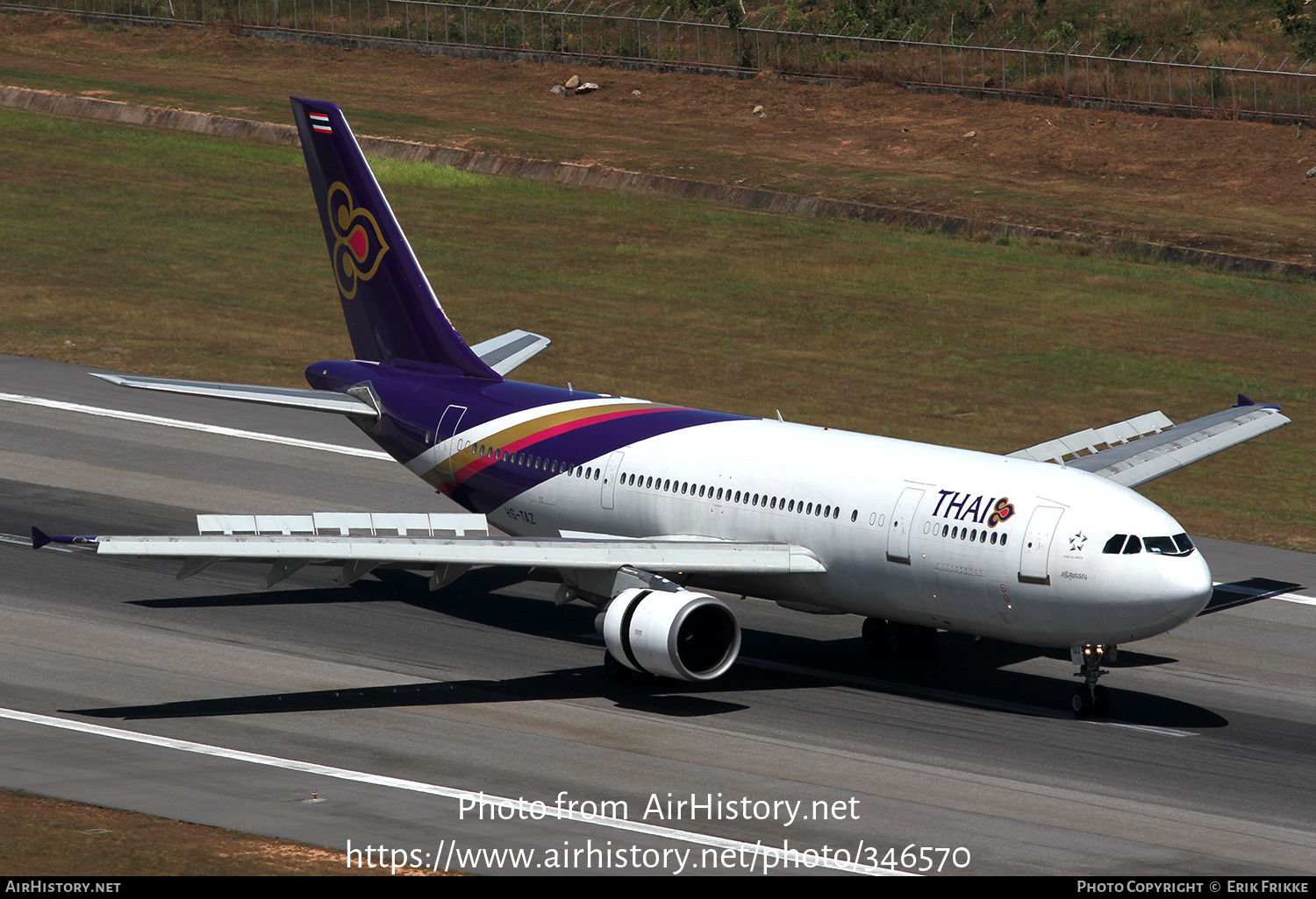 Aircraft Photo of HS-TAZ | Airbus A300B4-622 | Thai Airways International | AirHistory.net #346570