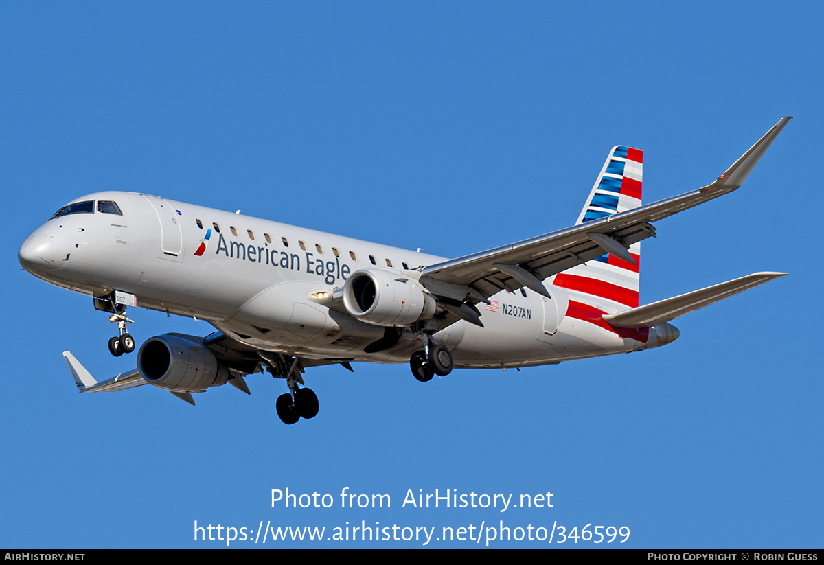 Aircraft Photo of N207AN | Embraer 175LR (ERJ-170-200LR) | American Eagle | AirHistory.net #346599