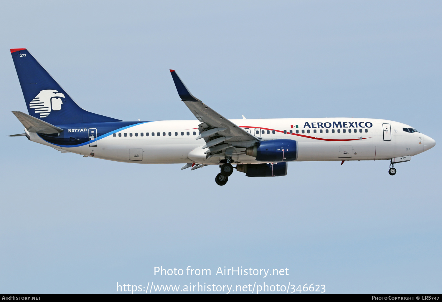 Aircraft Photo of N377AR | Boeing 737-86J | AeroMéxico | AirHistory.net #346623