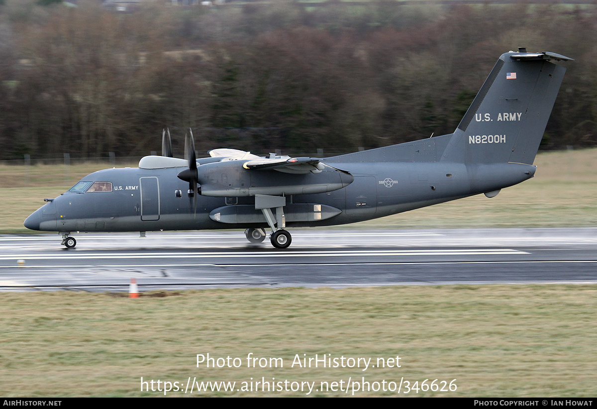 Aircraft Photo of N8200H | Bombardier DHC-8-202Q Dash 8 | USA - Army | AirHistory.net #346626