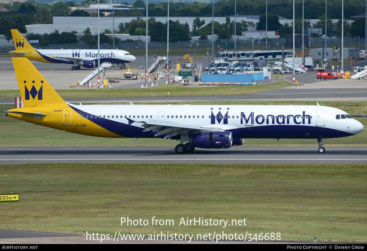 Aircraft Photo of G-OZBI | Airbus A321-231 | Monarch Airlines | AirHistory.net #346688