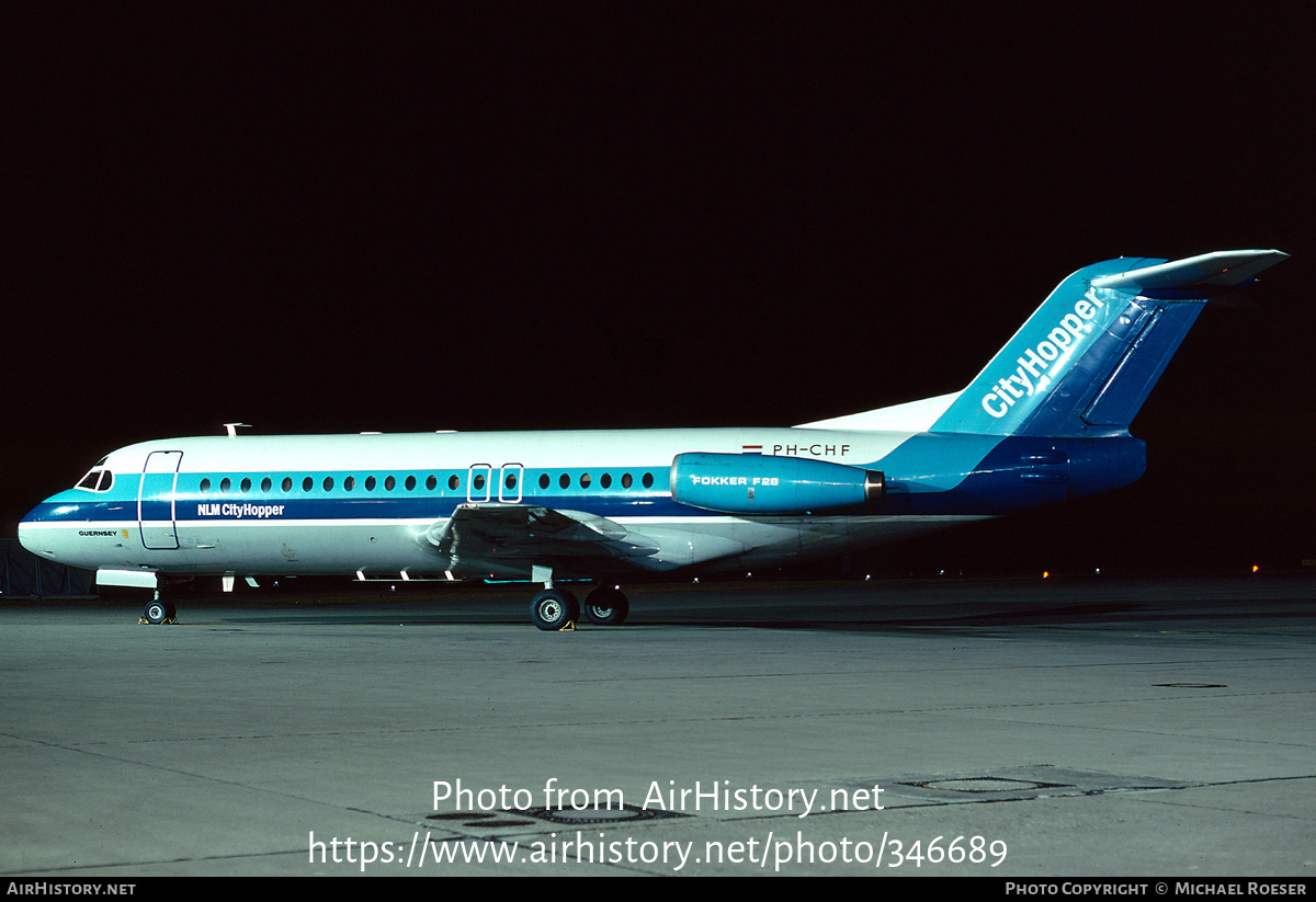 Aircraft Photo of PH-CHF | Fokker F28-4000 Fellowship | NLM Cityhopper | AirHistory.net #346689