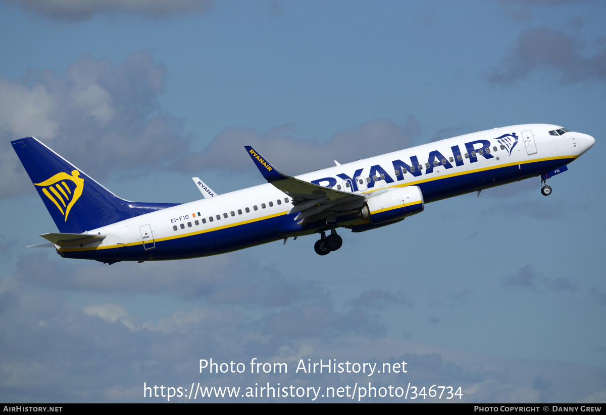 Aircraft Photo of EI-FIO | Boeing 737-8AS | Ryanair | AirHistory.net #346734