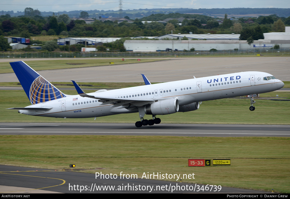 Aircraft Photo of N14118 | Boeing 757-224 | United Airlines | AirHistory.net #346739