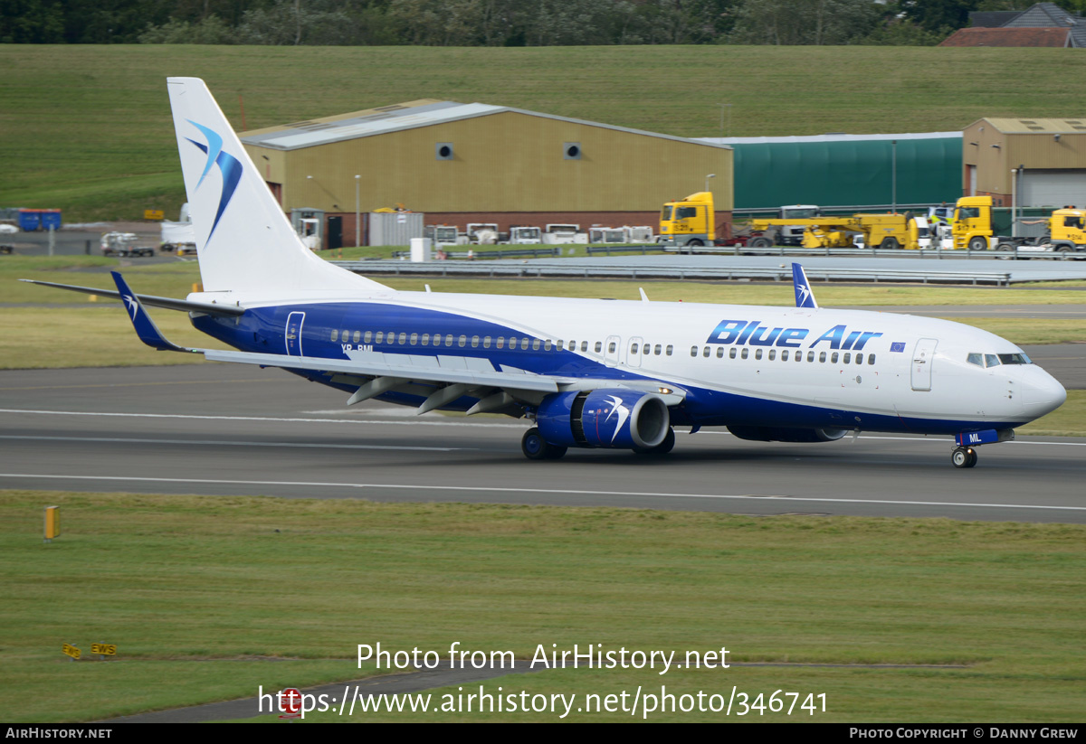 Aircraft Photo of YR-BML | Boeing 737-82R | Blue Air | AirHistory.net #346741