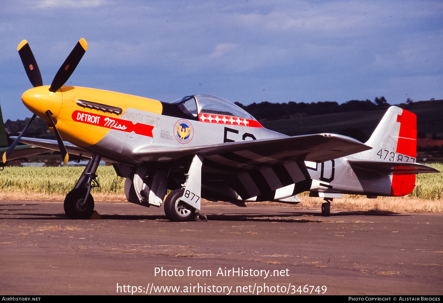 Aircraft Photo of N167F / 473877 | North American P-51D Mustang | Scandinavian Historic Flight | USA - Air Force | AirHistory.net #346749