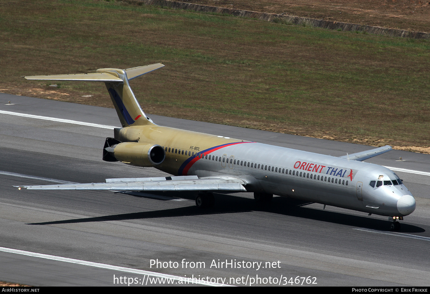 Aircraft Photo of HS-MDL | McDonnell Douglas MD-82 (DC-9-82) | Orient Thai Airlines | AirHistory.net #346762